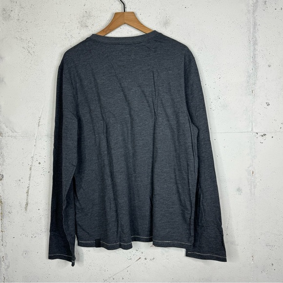 Lahgo Henley Long Sleeve Gray Shirt Size XXL - Picture 6 of 9